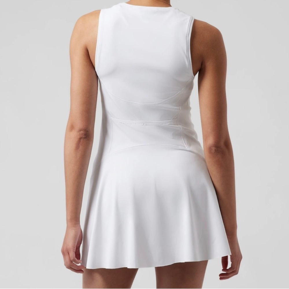 Athleta Women’s White Ace Tennis Dress Size Small - Picture 2 of 8